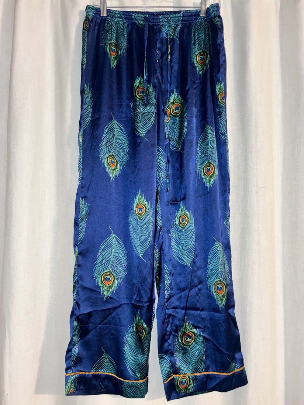 Their Nibs Peacock Feather Print Pajama Pants Size M